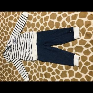 Calvin Klein matching two piece jumpsuit set